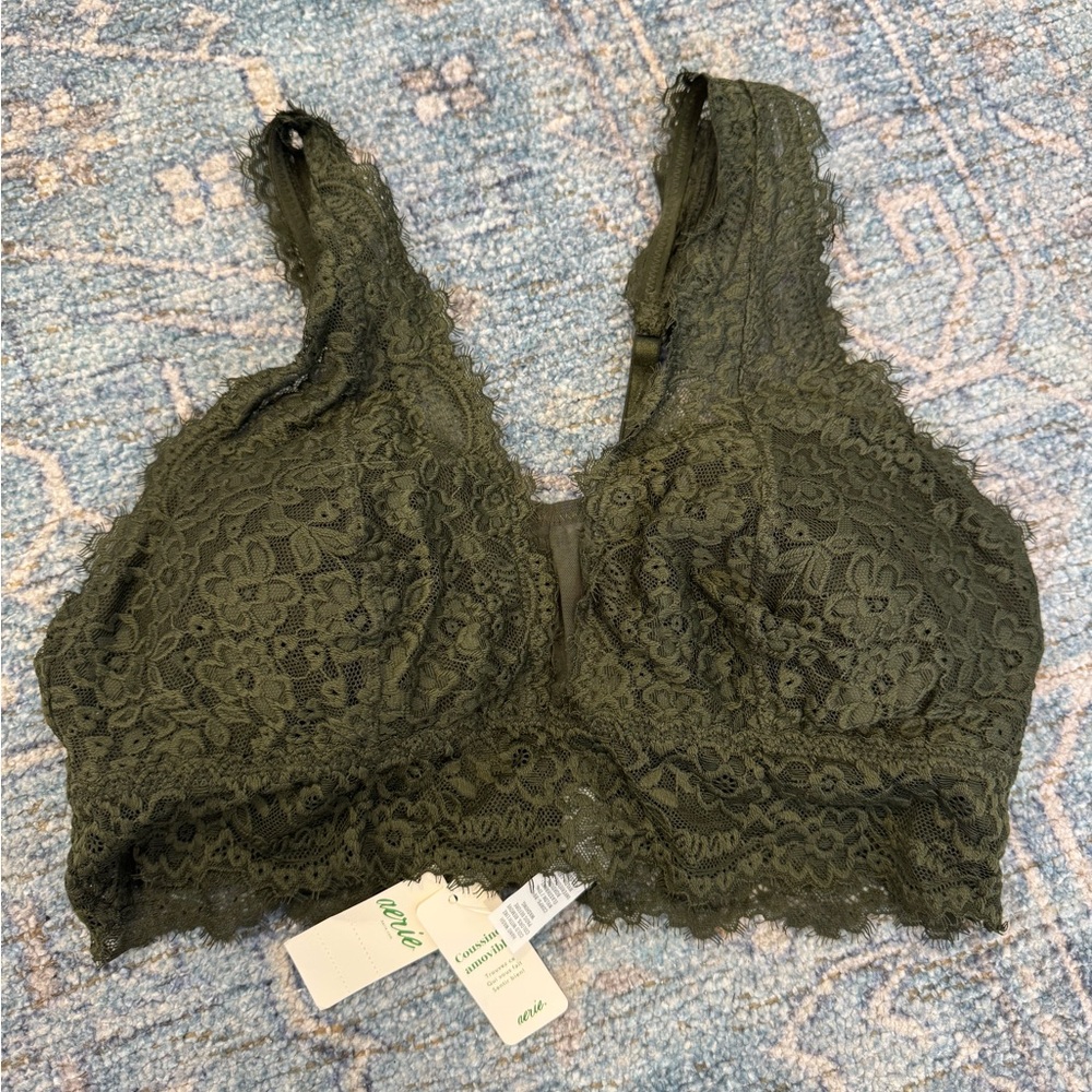 Olive Lace Bralette